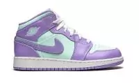 nike air jordan 1 mids 2021 purple aqua